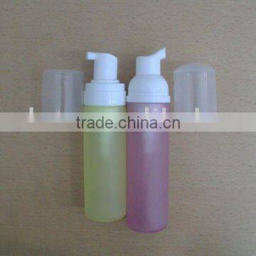 PET HDPE shampoo foam pump bottle with foam bottle