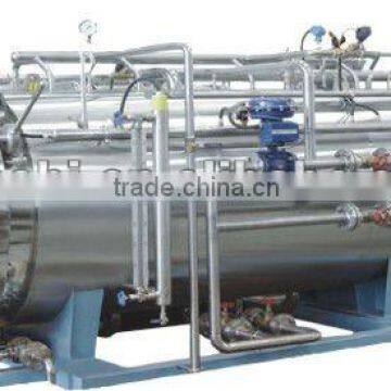 tin can sterilizer, horizontal can sterilizing boiler, jam jar sterilizer, beverage machinery