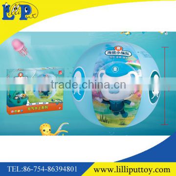 Lovely cartoon inflation beach ball for kids