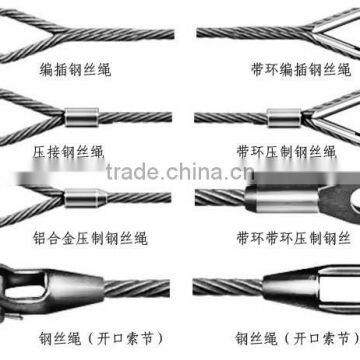 AISI304 Stainless Steel Wire Rope Sling 7x7 Dia.8mm Different Length photo-4