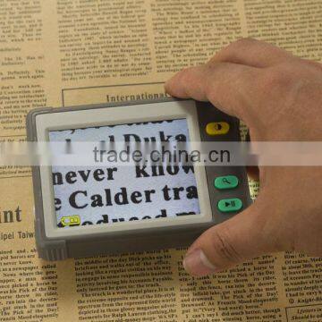 3.5 inch Handheld Portable LCD Video Digital Magnifier in 7 Color with Modes Battery Powered TV out Zoom Freeze