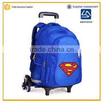 2016 China Sannovo Wholesale Latest Fashion Superman School Trolley Bags for Boys Supplier's Choice photo-2
