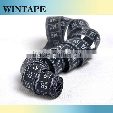 150cm/60inch custom black tailor measure tape upon Your Design and Logo