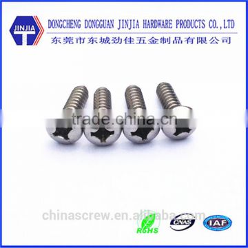 stainless steel carbon steel combo pan head screws