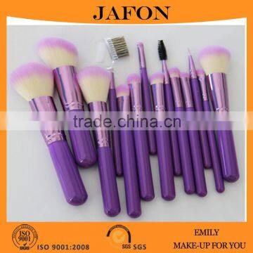 New items purple 14 pcs cosmetic makeup kit