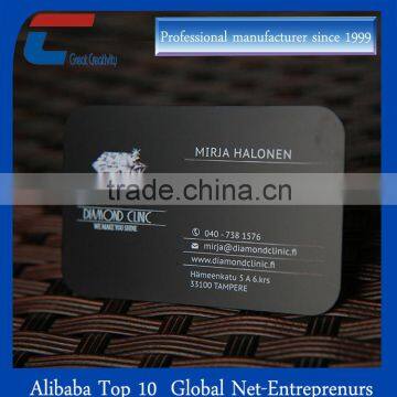 Stainless Steel Customized Matt Black Business Metal Card