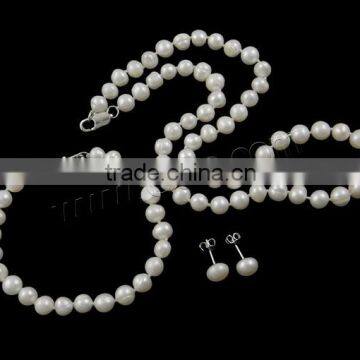 Natural Freshwater Pearl Jewelry Sets Jewelry