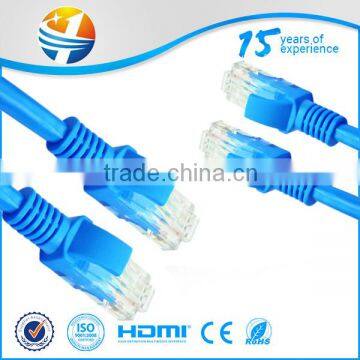 100% Pure Copper ethernet 23awg copper utp RJ45 cat5e network cable