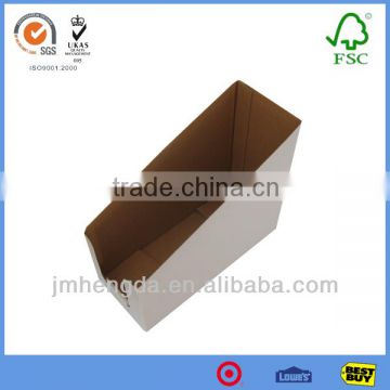 Ecofriendly flat pack folding empty cardboard boxes for display