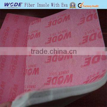 Cellulose insole board laminated with latex foam