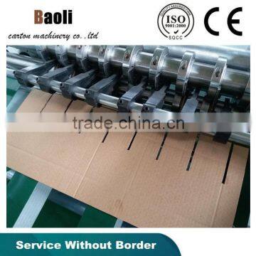 automatic slotter blades corrugated board partition machine