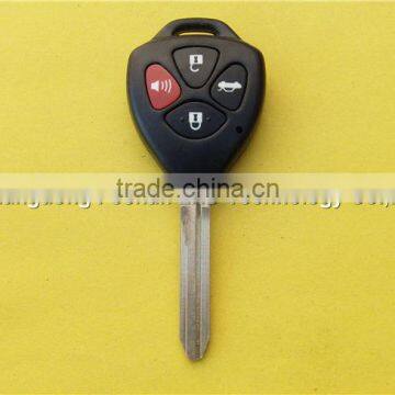 Uncut TOY43 Blade 4 Buttons Replacement Remote Key Shell for Toyota Camry Blank Key