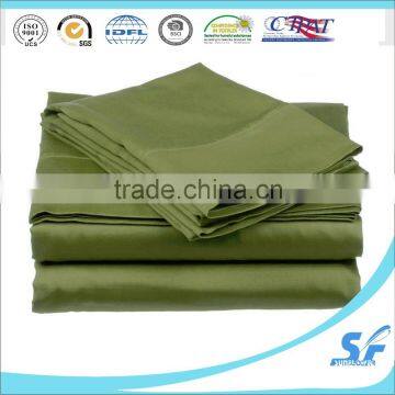 Plain Dyed Pattern and 100% Bamboo Fiber Material bed sheet