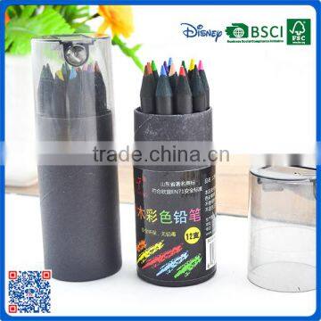 3.5'' high quality black wooden pencil in box for promotion gifts