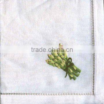 hand embroidery napkin