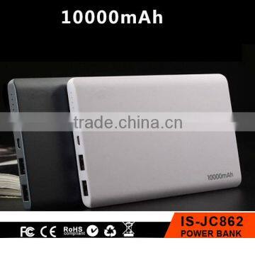 10000mah super slim li-polymer soft touch powerbank power bank factory