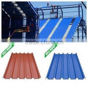 Big trapezoidal heat proof pvc roof sheet