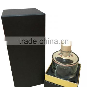 2016 High Quality Matt Black Paper Candle Box