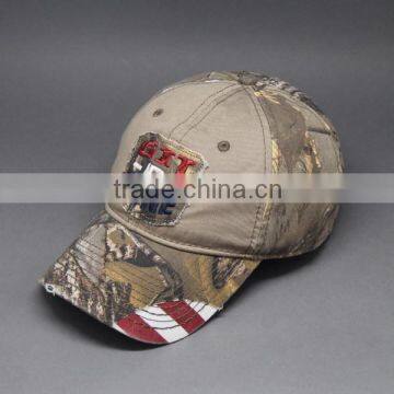 CUSTOM CAMO BASEBALL CAP WITH EMBROIDERY LOGO