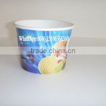 25 ct White Paper Ice Cream Pint Containers (16oz) - For Hot And Cold Food Items