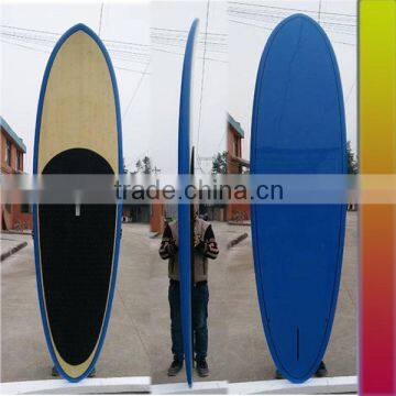 2015 Hot sale half bamboo sup stand up paddle board surfboard