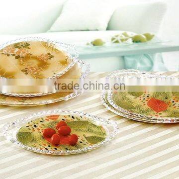 European style fruit tray, best sellers acrylic fruit tray.