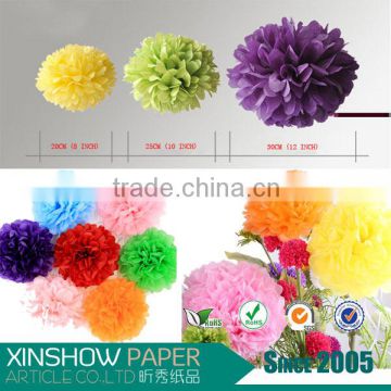 2016 Hot product Artifical Flower tissue paper ball