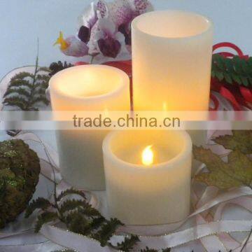 5" Height Colorful Wax Shell Window Candle With Black Holder photo-2