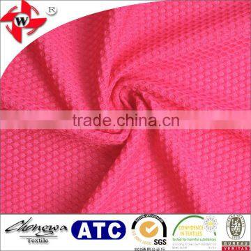 82%polyamide 18%spandex nylon honeycomb holes body suit fabric