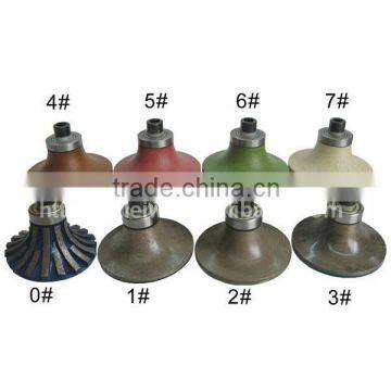 Demi Bullnose Router Bits for Edge Profiling Machine Hand Held Granite Router Diamond Wheel Shape B 3 cm (1-1/4")