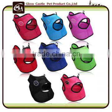 wholesale car safety pet dog harness made by mesh