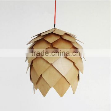 New modern Crimean Pinecone Wood Chandelier