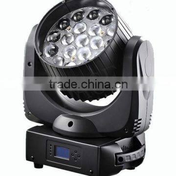 led wash moving head with zoom disco lights RGBW quad-color 19pcs X 12W