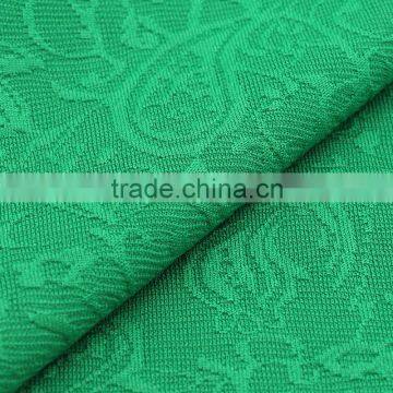 the latest of 100 polyester knitted jacquard fabric for garments