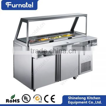 CE Restaurant Equipment Commercial R134A Salad Refrigerator