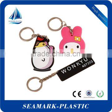 2016 Hot Sale Promotional Gifts Custom Soft Pvc Rubber 3d Keychain for Advertising