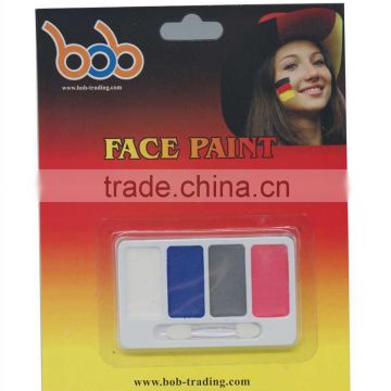 bob trading low price Germany face paint 3-color flag face paint