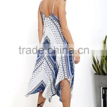 Vintage Ladies Floral Printed African Kitenge Design Maxi Dress