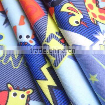 Cartoon 4 Way Stretch Lycra Spadex Giraffe Print Fabric photo-4