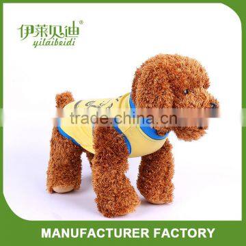 2016 hot sale cheap pet clothes sleeveless dog apparel cool summer clothes