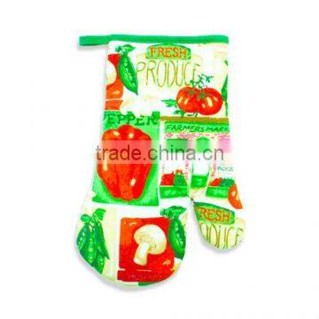 100% cotton fruits printed oven glove