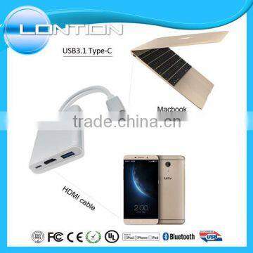 NEW Products USB 3.1 Type C Male To 3 Ports photo-5