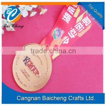 2016 Hot sale copper sport metal medal