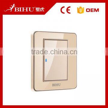 Superior Quality Best Price Acrylic Glass 1 Gang 2 Way Wall Light Switch for Home photo-2