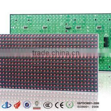 Semi-outdoor P10 Singal Color Led Display Module/led Display Board Module photo-2