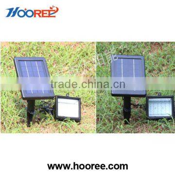 Hotsale solar led flood light with pir motion sensor 6v 2.5w outdoor energy saving rechargeable work flood lighting for camp