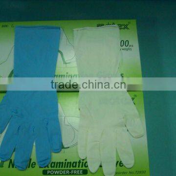 Nitrile examination latex free non sterile gloves