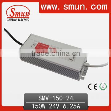 150W 24VDC LED Driver For Outdoor LED Lighting