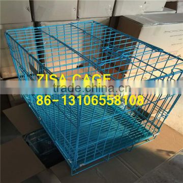 BLUE /Black DOG CAGE 20'' 24'' 36'' 42'' Metal Dog kennel / dog crate / cage/house made in china