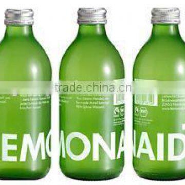 500ml printed glass soda bottle